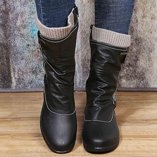Weiche Damen Winterstiefel Komfortabel Warm