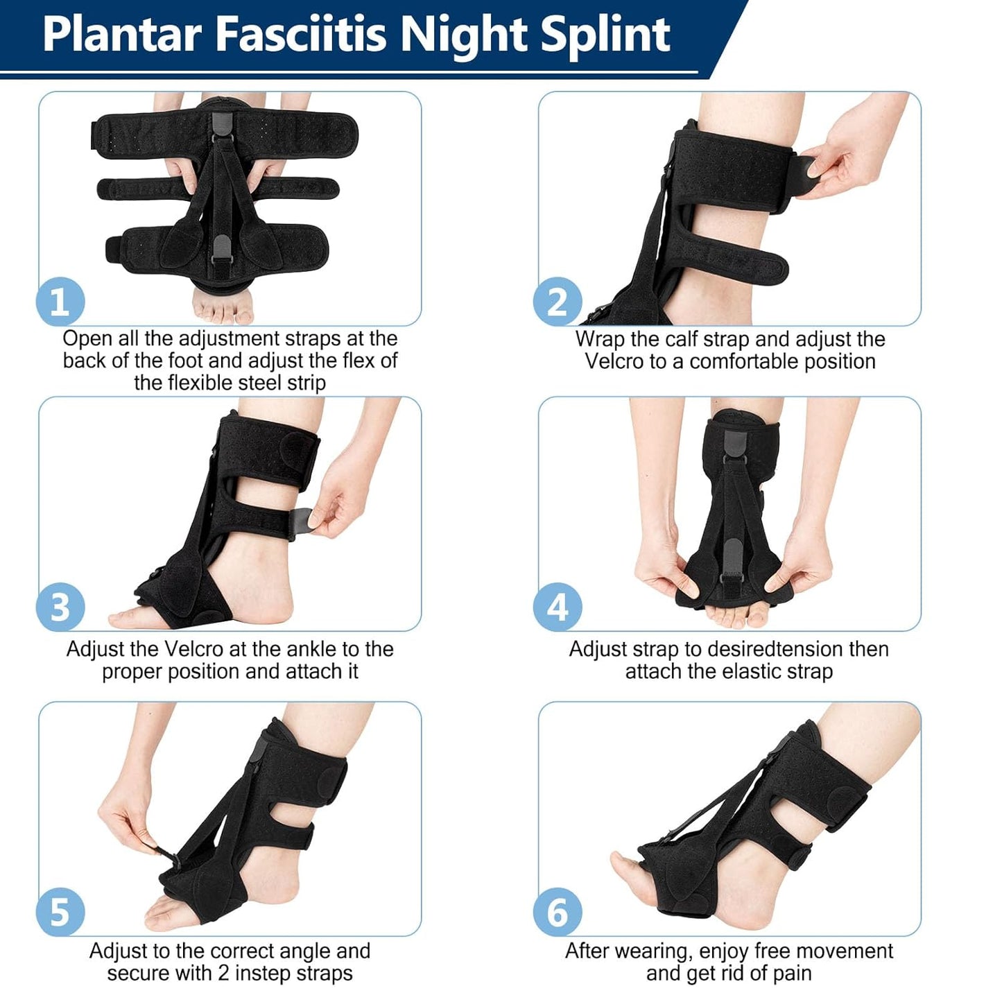 Nachtschiene für Plantarfasziitis Orthopädisch Ergonomisch