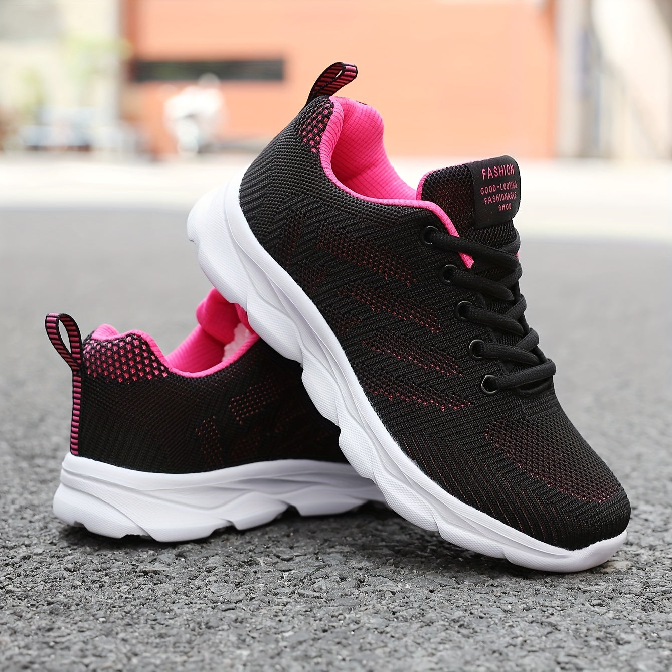 Damensneaker Atmungsaktiv Gestrickt Bequem