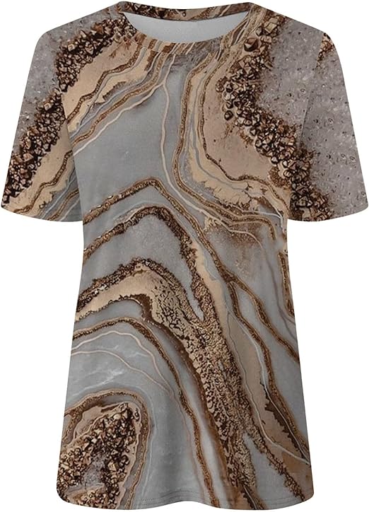Damen T-Shirt Boho Chic Blumenmuster