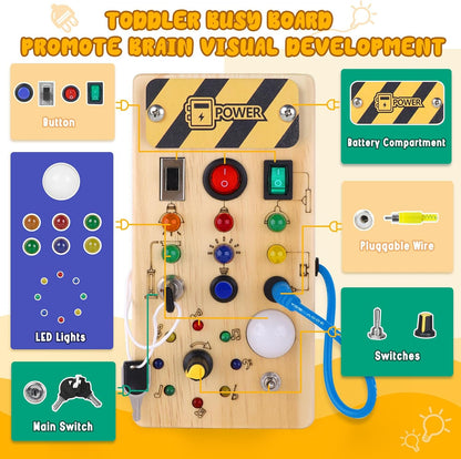 Montessori Holzbrett Spielboard für Kinder