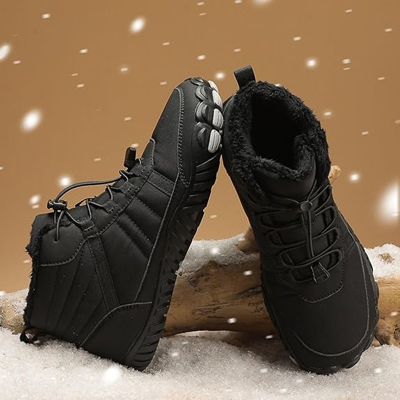 Herren Winterstiefel Wasserdicht Warm Fellfutter