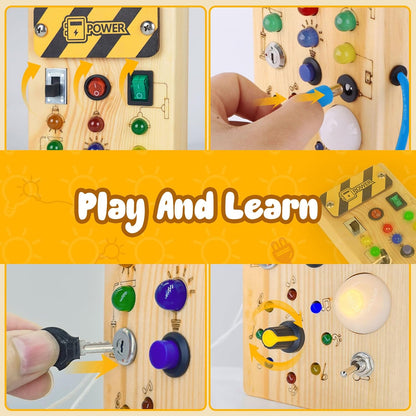 Montessori Holzbrett Spielboard für Kinder