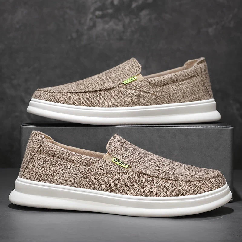 Bequeme Herren Slipper Canvas Schuhe Freizeit