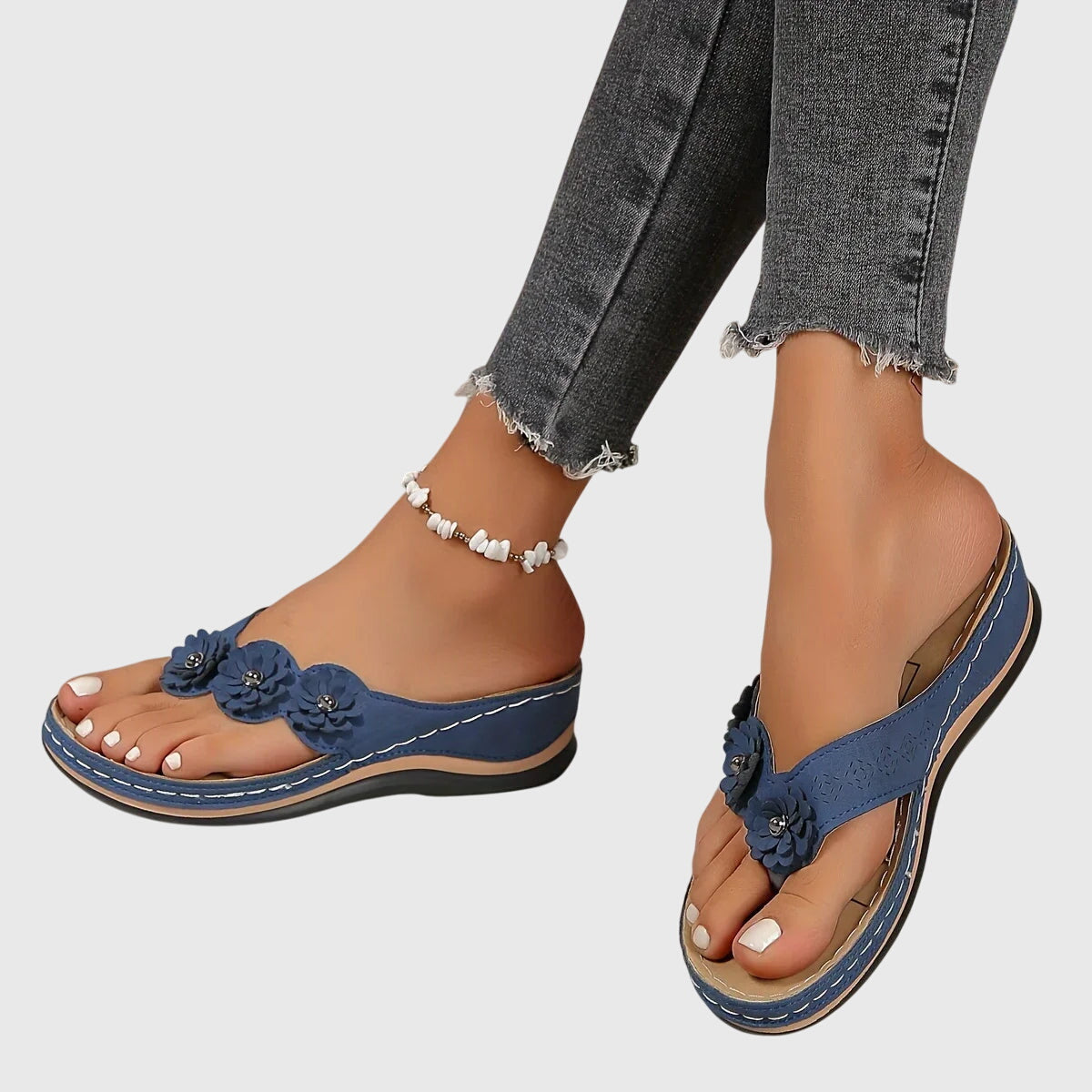 Damen Sandalen Lässig Trendy Slip-On Schuhe