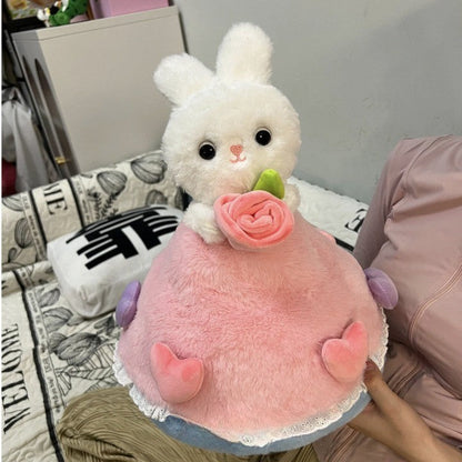 Liebes Plüschstrauß Süßes Bunny Geschenk