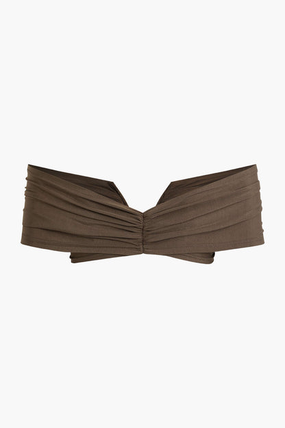Elegantes Off-Shoulder-Set mit Drapierung Damen