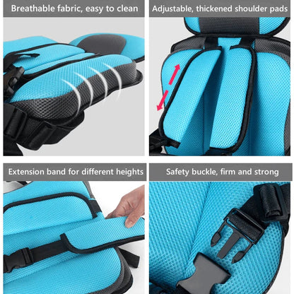 Kindersitz Auto Tragbar Sicherheitsgurt Set