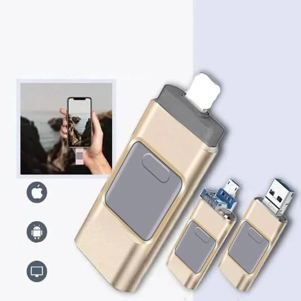 USB 3.0 Multi Laufwerk 4 in 1 Schnell - BerlinGlamour