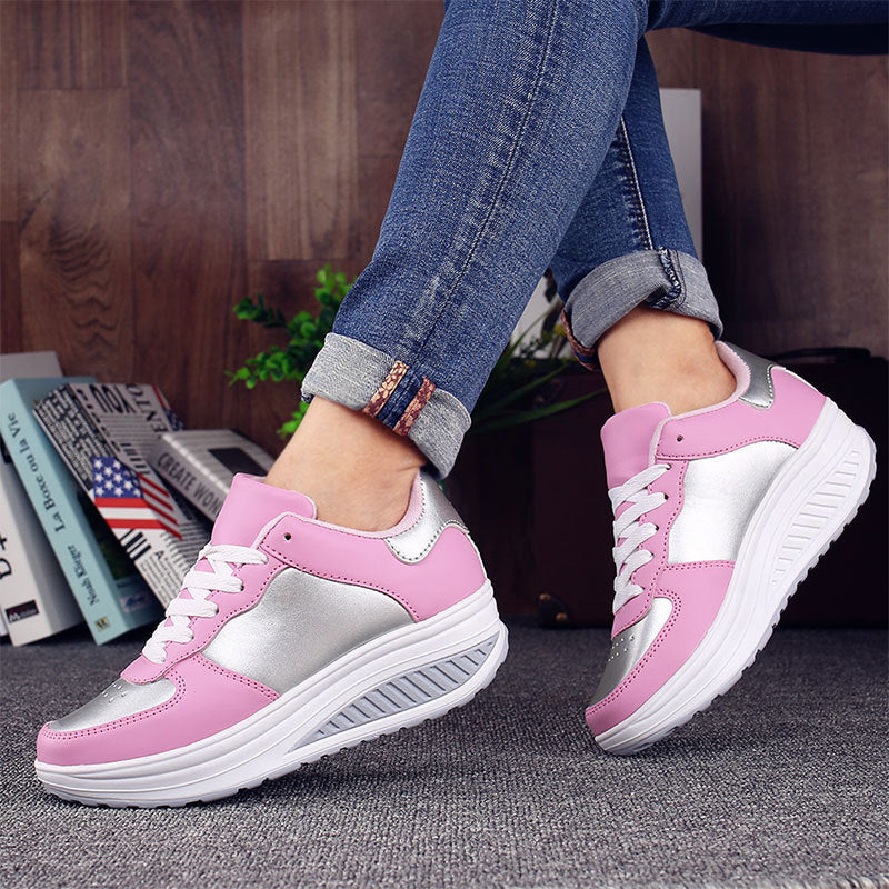 Damen Sneaker Bequem Sportlich Freizeit