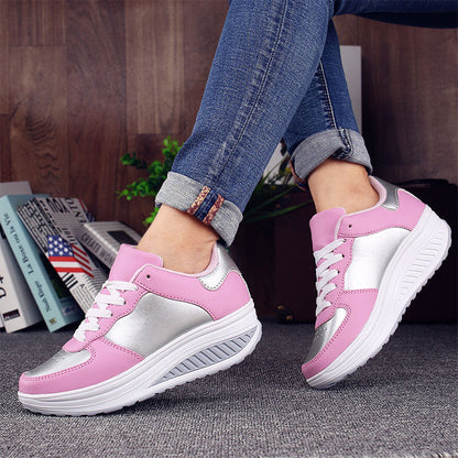 Damen Sneaker Bequem Sportlich Freizeit