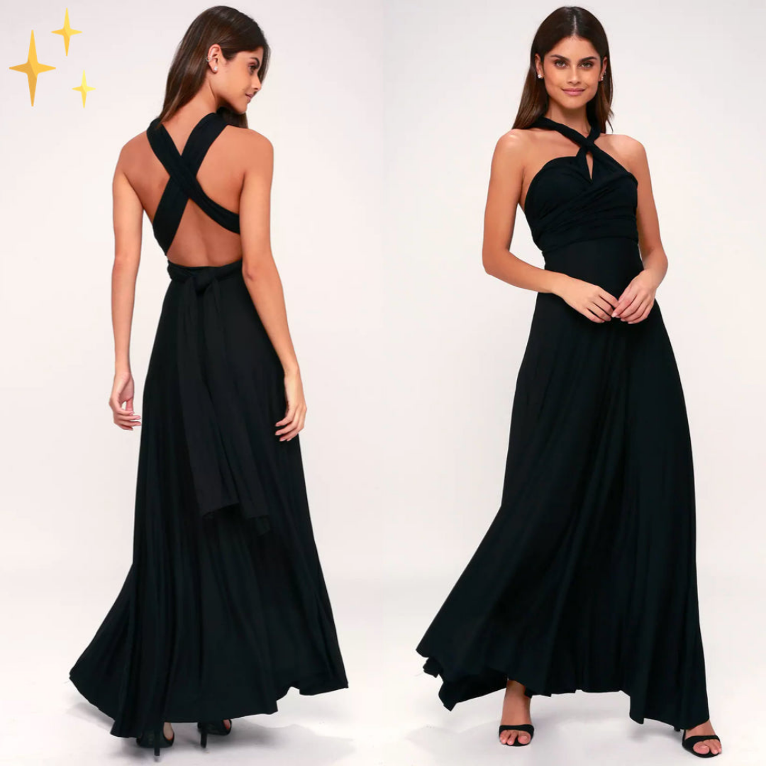 Elegantes Brautjungfernkleid Damen lang