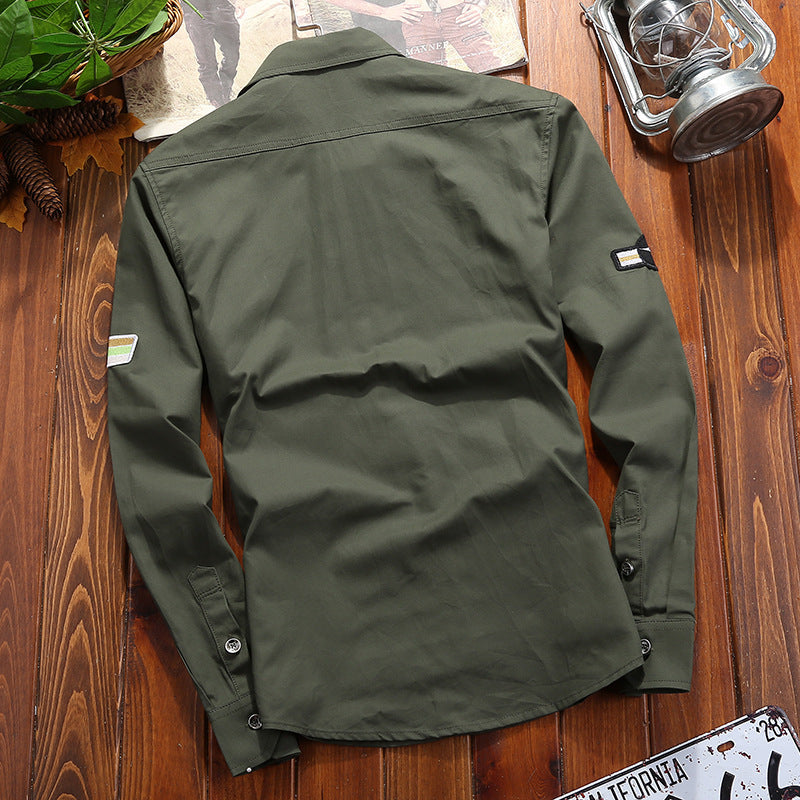 Herren Cargo Hemd Robust Funktional - BerlinGlamour