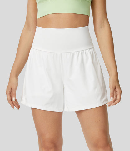 Yoga-Shorts 2-in-1 Multifunktionshose mit Taschen