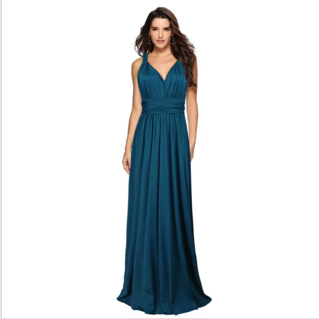 Elegantes Brautjungfernkleid Damen lang
