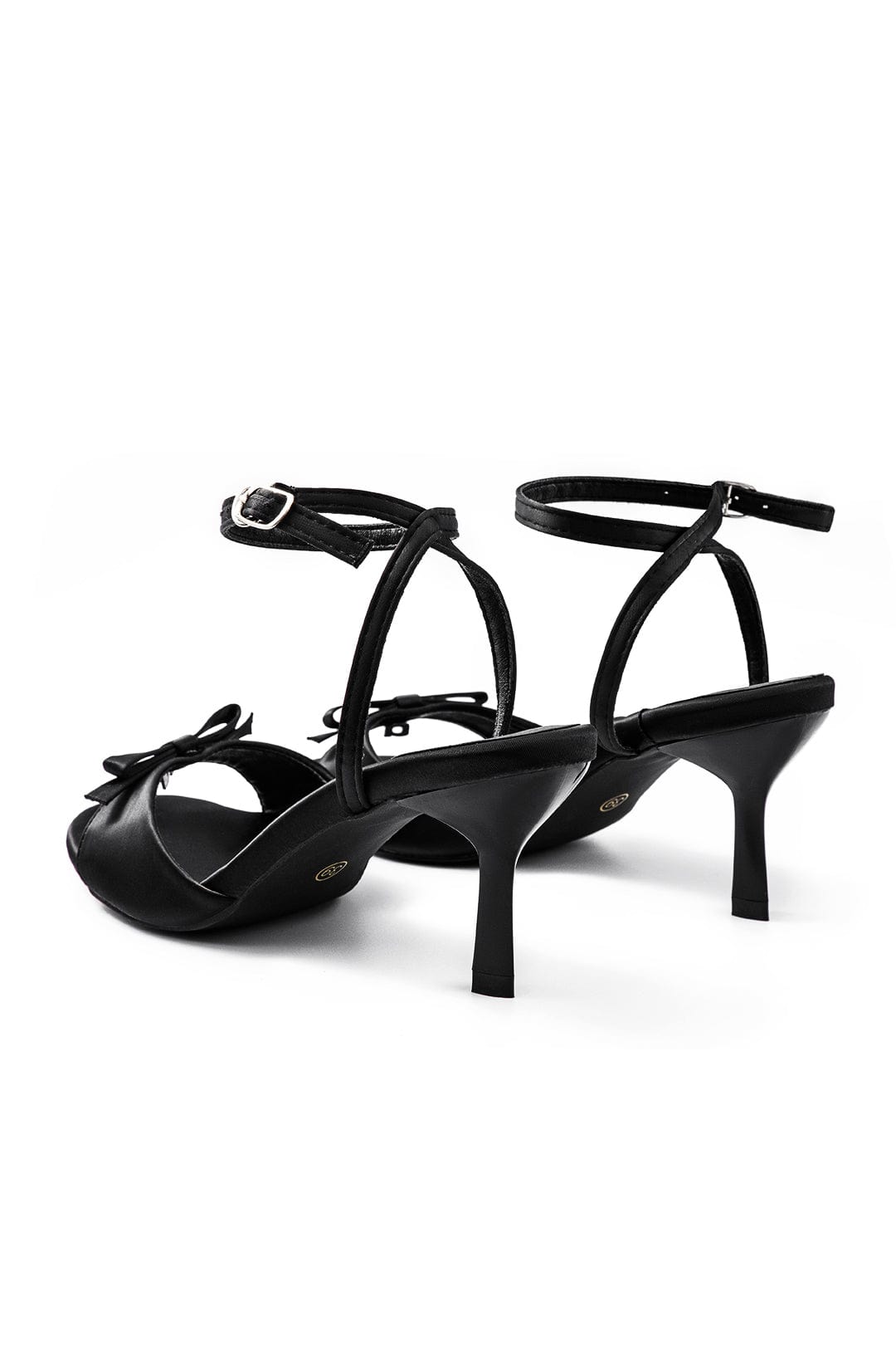 Schwarze Sandaletten mit Absatz Elegante Damen Schuhe