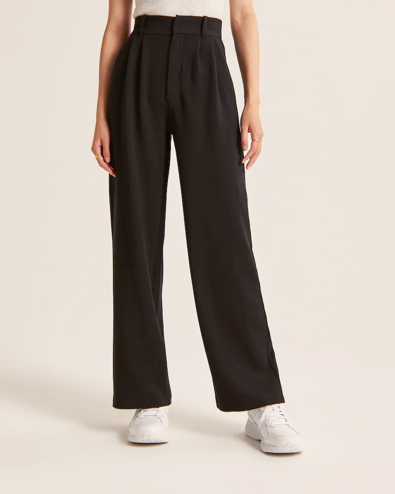 Damenschuhe passen nicht, es ist eine Hose: Damen Weite Bein Jeanshose