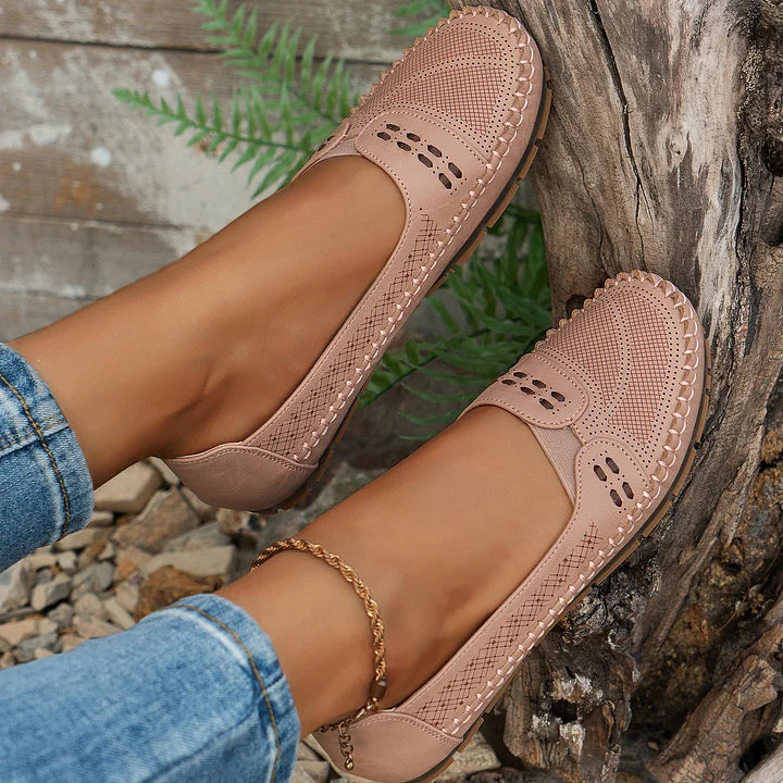 Damen Orthopädische Schuhe Bequem Slip-On Komfort