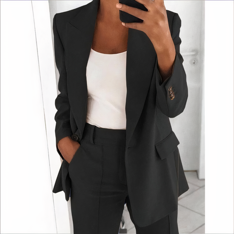 Business Blazer Set Jacke Hose Anzug