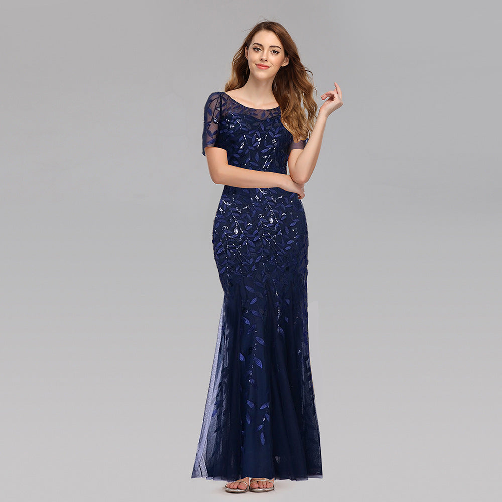 BerlinGlamour Spitzen-Abendkleid
