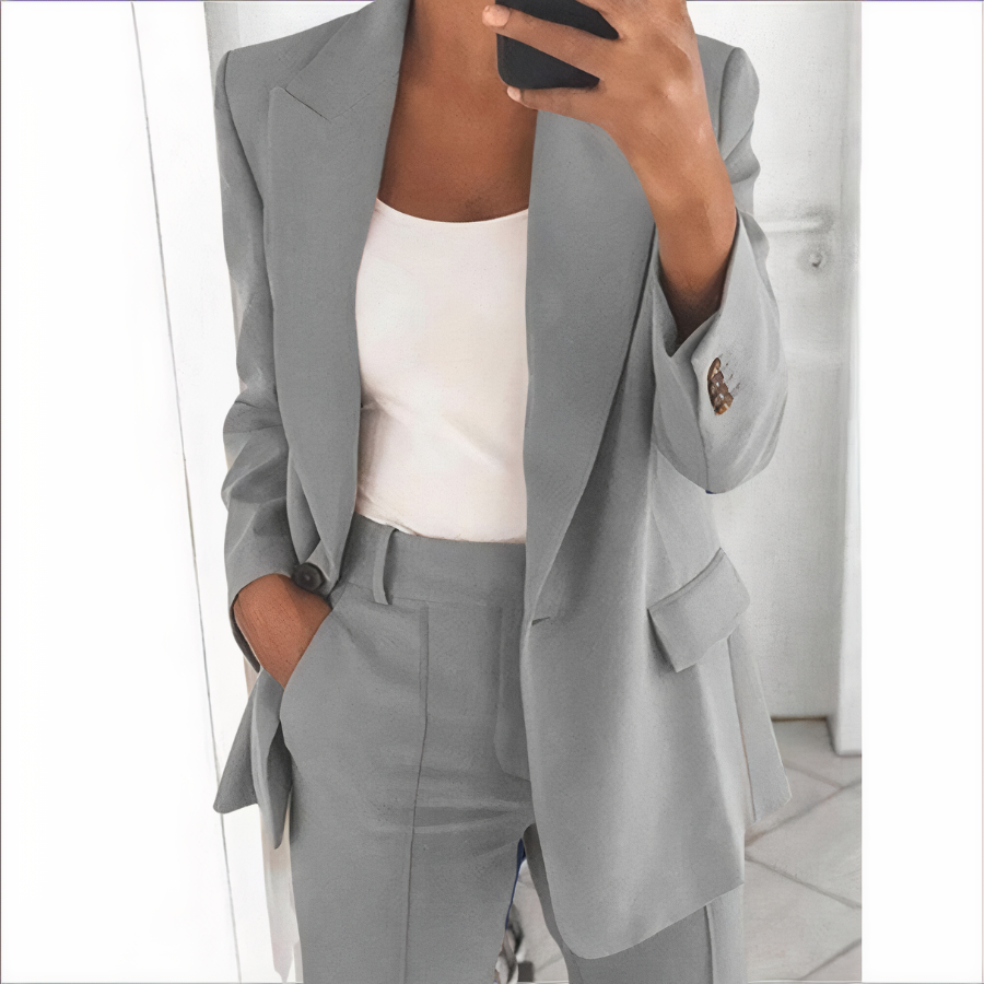 Business Blazer Set Jacke Hose Anzug