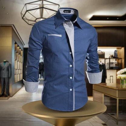 Herren Hemd Baumwolle Elegantes Weiß - BerlinGlamour
