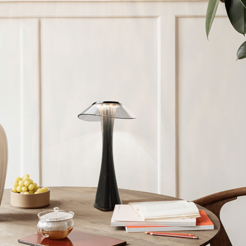 Tischlampe LED Kristall mit Touch-Dimmer und Farbwechsel