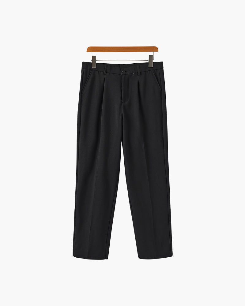 Enzo Anzughose High-Waist Weites Bein Damenhose - BerlinGlamour