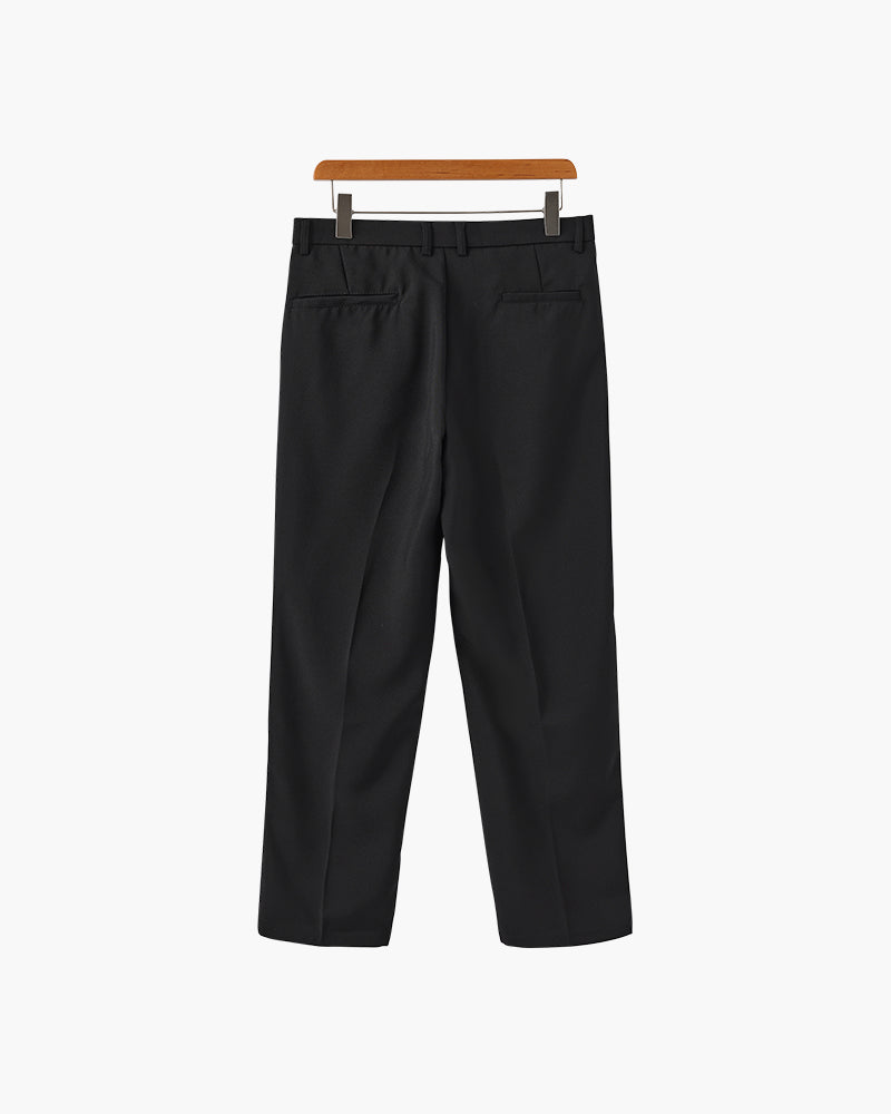 Enzo Anzughose High-Waist Weites Bein Damenhose