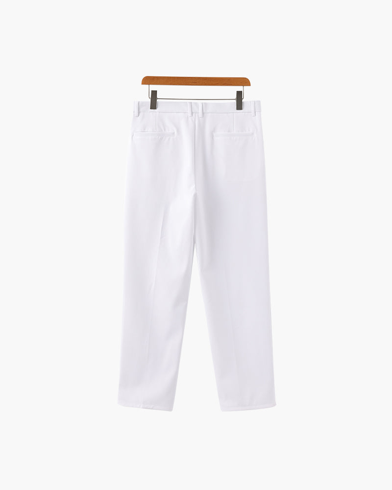 Enzo Anzughose High-Waist Weites Bein Damenhose