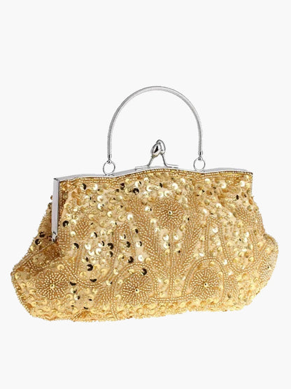 Bestickte Handtasche Vintage Stil Frauen