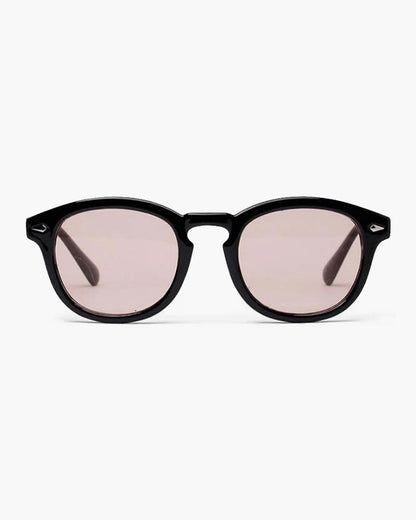 Runde Sonnenbrille Männer Schwarz Modisch