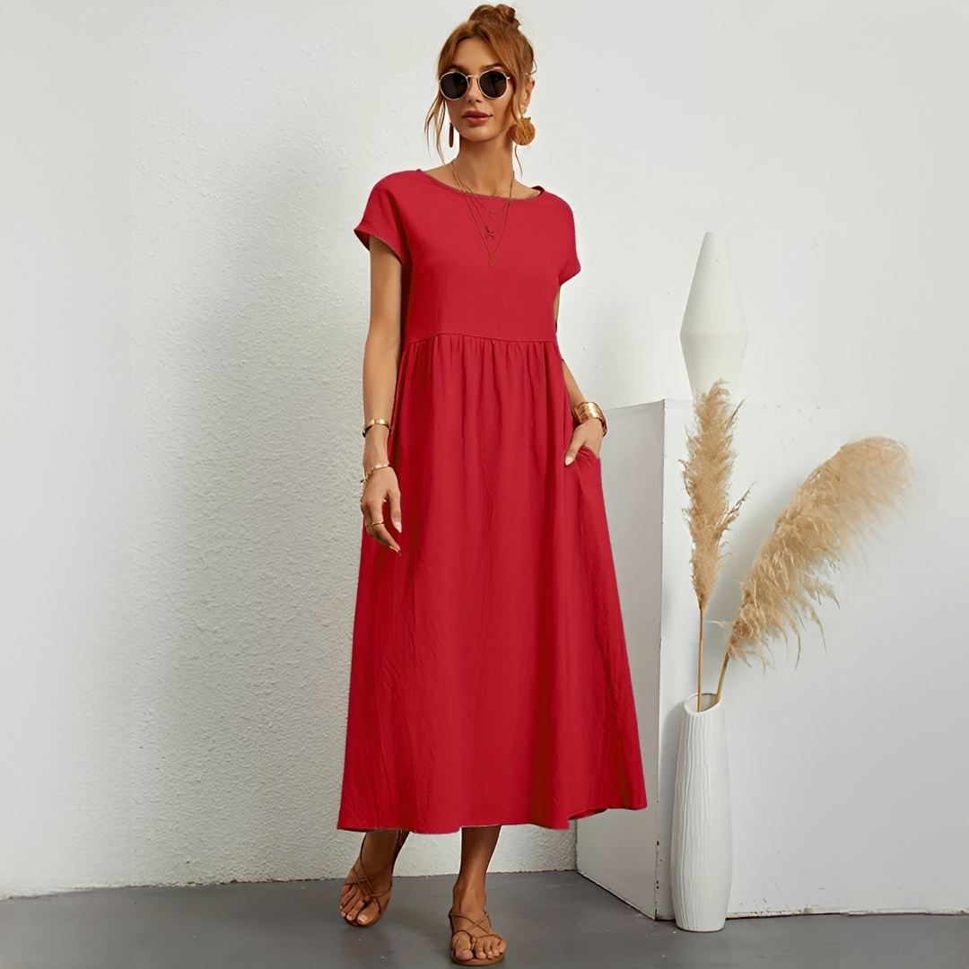 Sommerkleid Damen Leicht Komfortabel Elegant