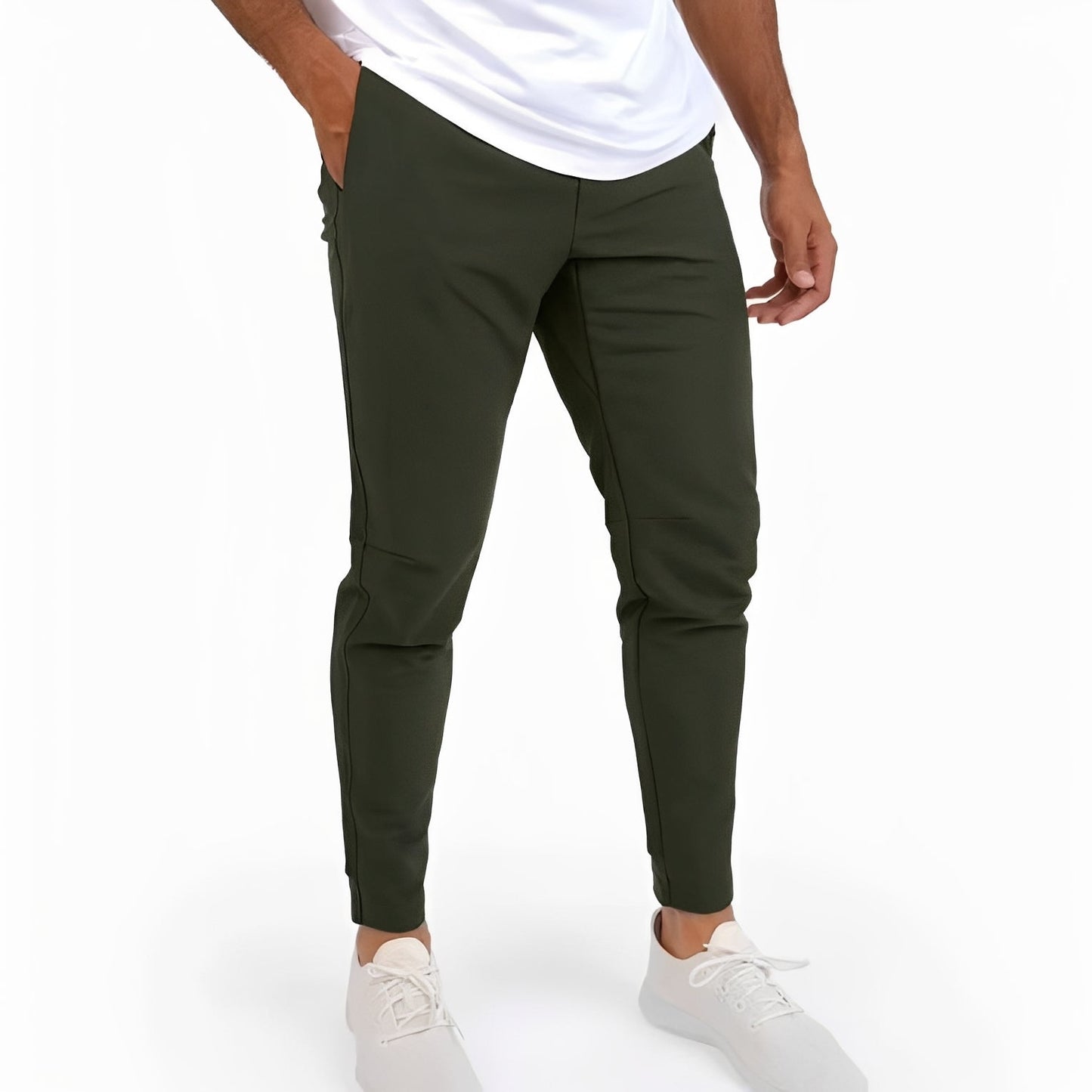 Herren Stretchhose Bequem Gerade Geschnitten Elegant