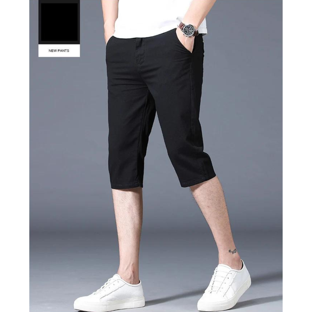 Herren 3/4 Shorts Sommer Leicht Freizeit