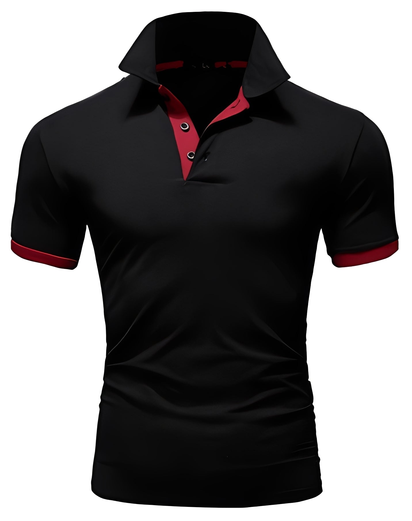 Herren Poloshirt Slim Fit Stilvoll Weißen