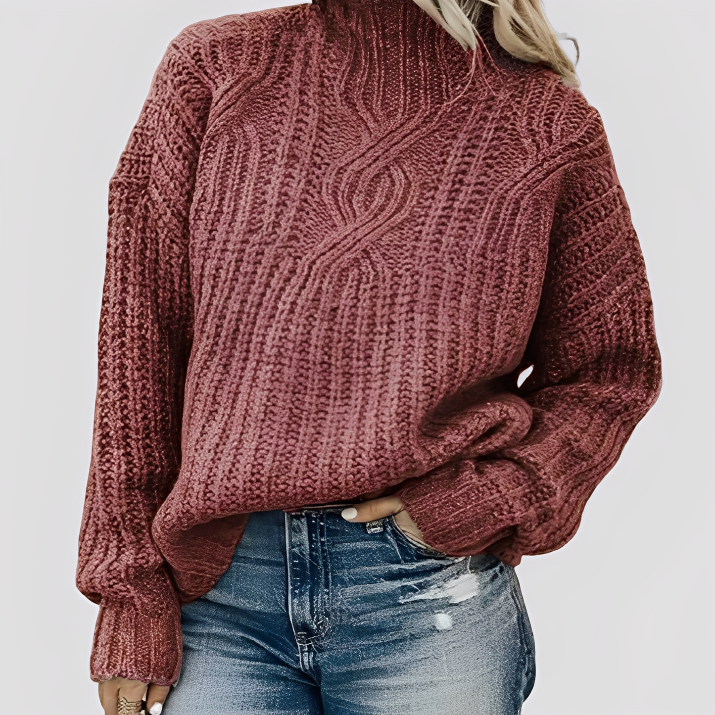 Damen Strickpullover Weich und Stilvoll