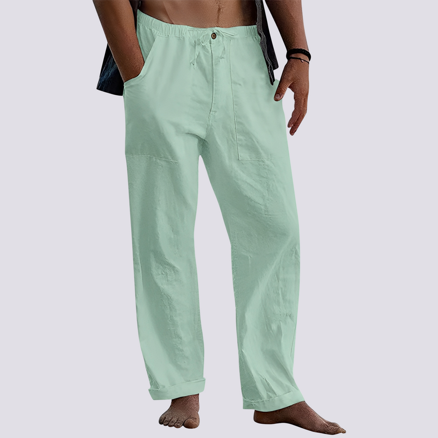 Bequeme Herrenhose Freizeit Hose Komfortabel