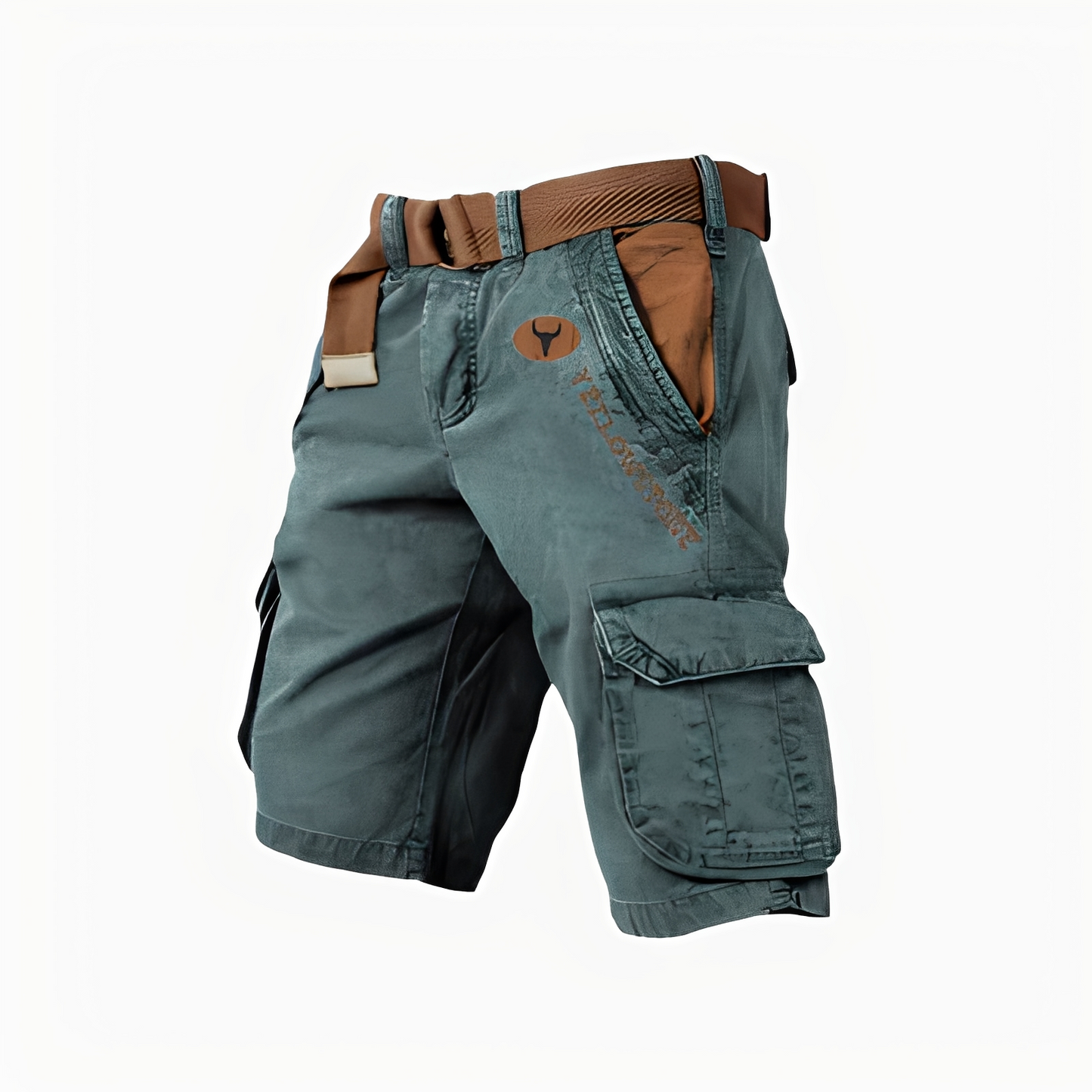 Herren Cargo Shorts Bequem Leicht Freizeit
