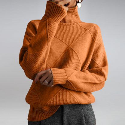 Weicher Damen Rollkragenpullover Kaschmir Soft