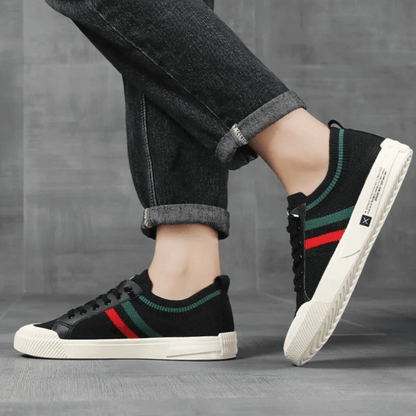 Männer Sneaker Strickmuster Lässig Sportlich