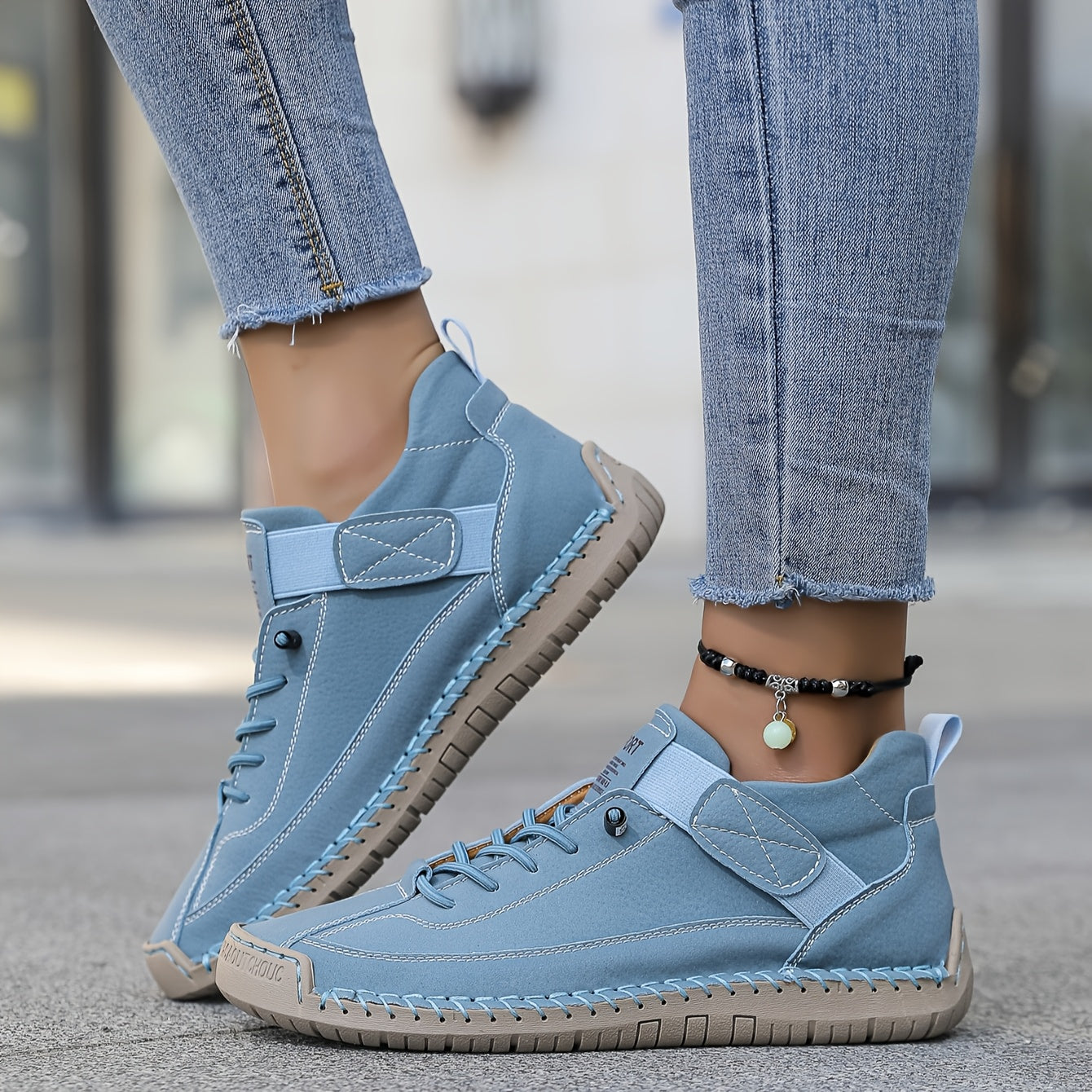 Damen Sneaker Bequem Orthopädisch Komfort Schuhe