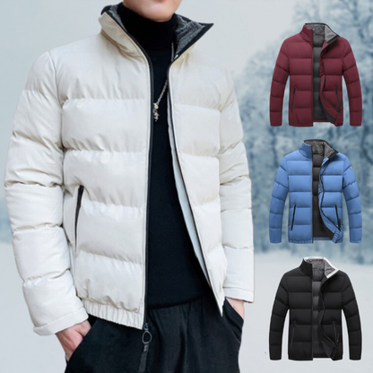 Herren Jacke Warm Kuschelig Modern