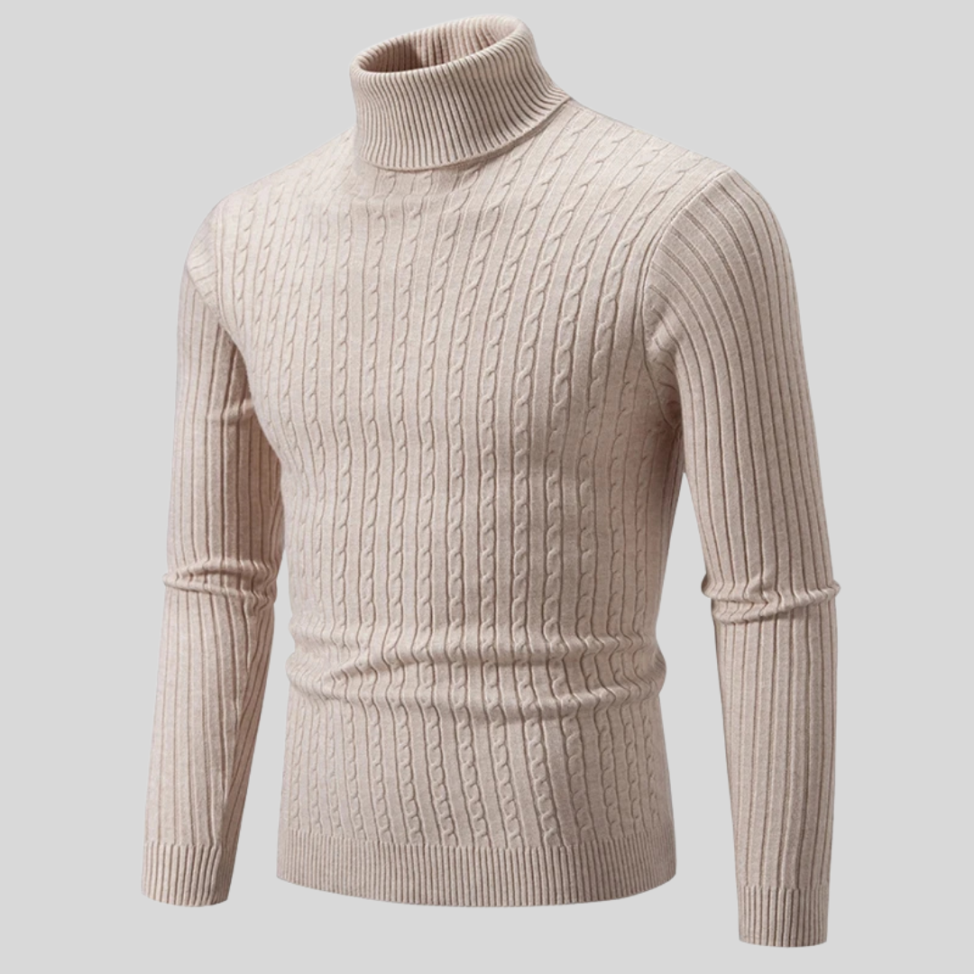 Stilvoller Rollkragenpullover Modern Warm