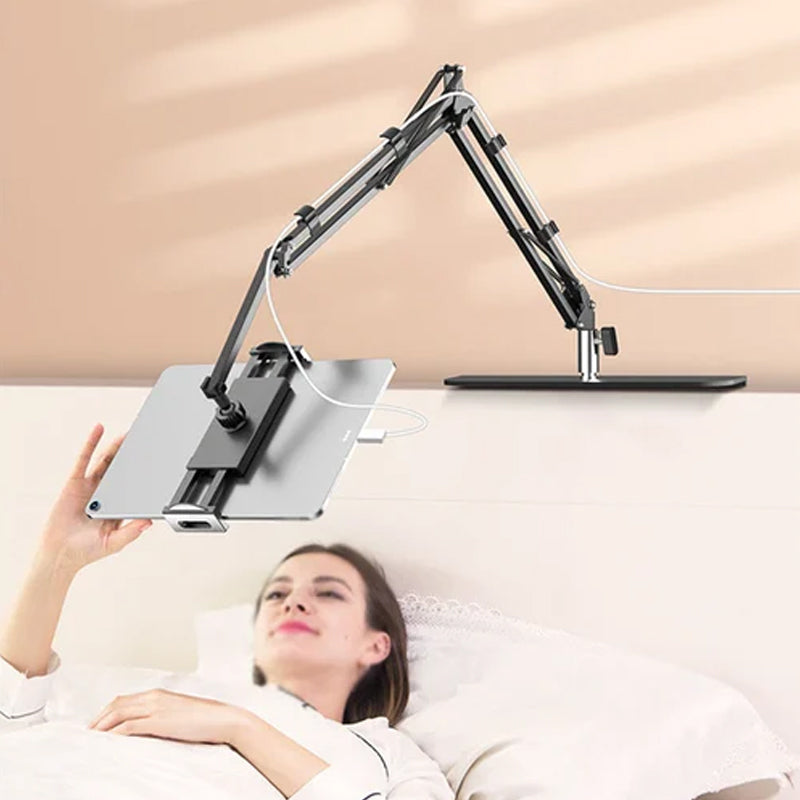 Praktischer Bett-Telefonhalter Ausziehbar Schwarz