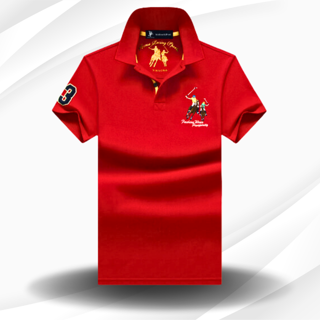 Herren Polo Shirt Sportlich Modern Slim Fit