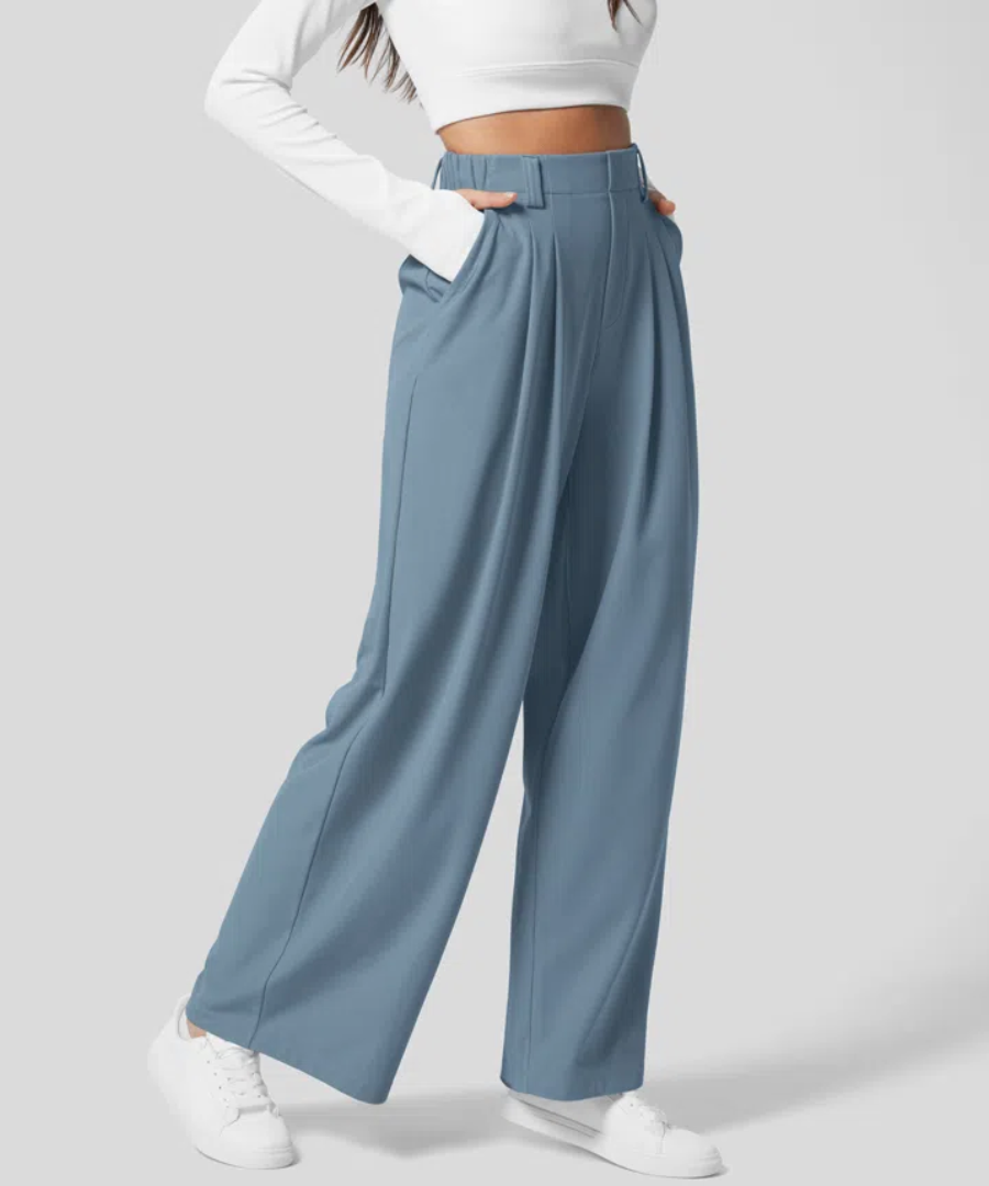 Maßgeschneiderte Hose mit Weiten Beinen Elegant
