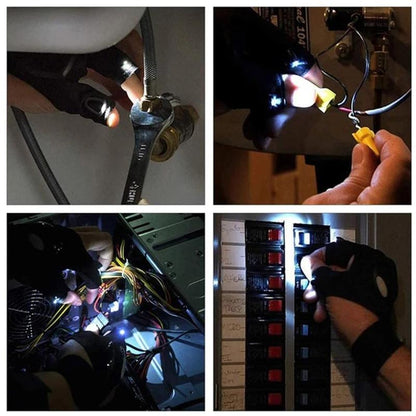 LED Handschuhe Wasserdicht Leuchtend mit Sensor