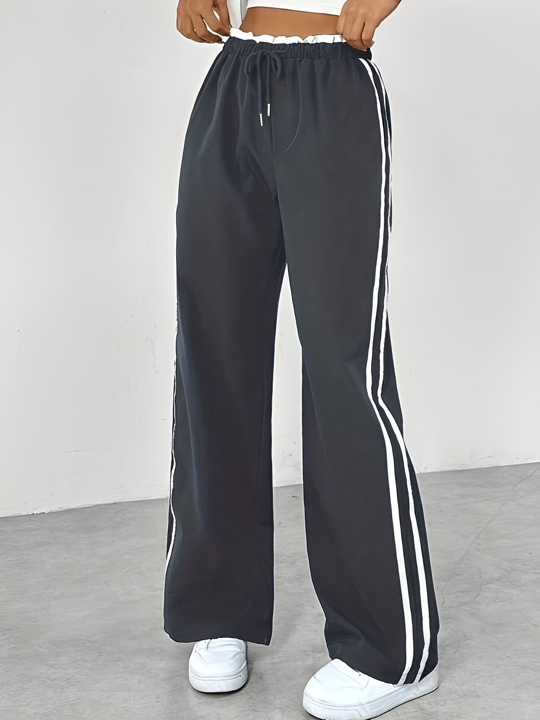 Damenhose Sportlich Weit Bequem Straight