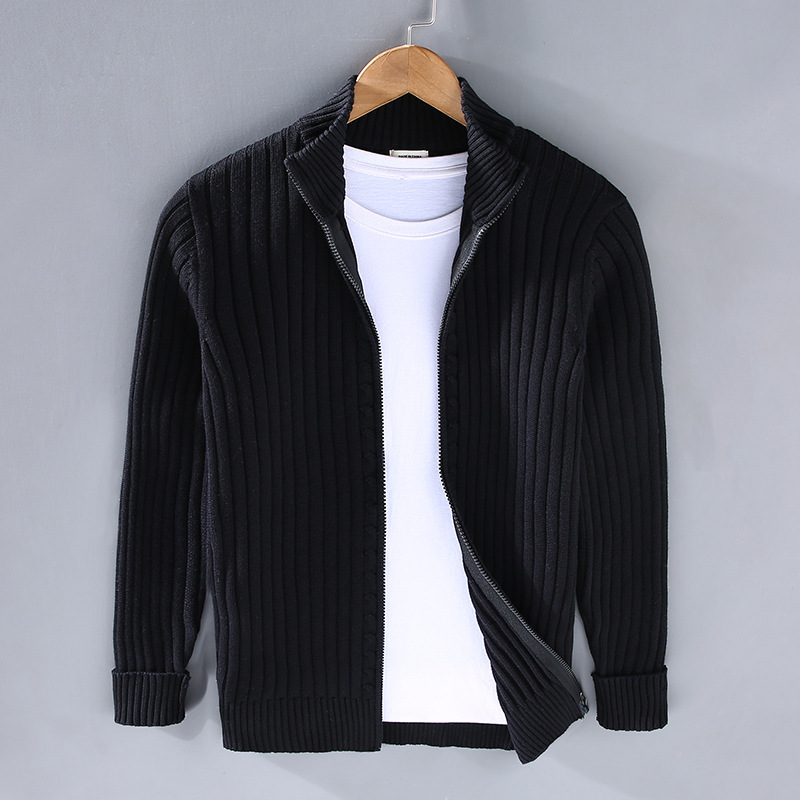 Herren Strickjacke Baumwolle Bequem Premium Qualität - BerlinGlamour